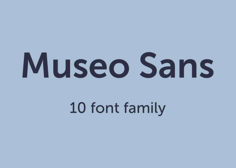Museo sans rounded free download